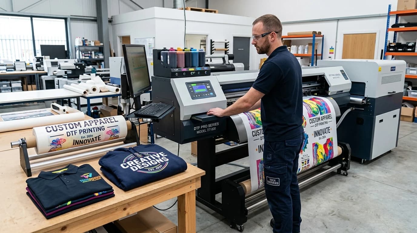 Direct to Film DTF printing in Dubai for custom apparel and branded clothing