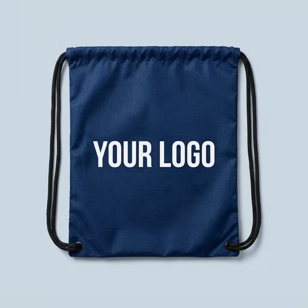 Screen Printed Drawstring Bag